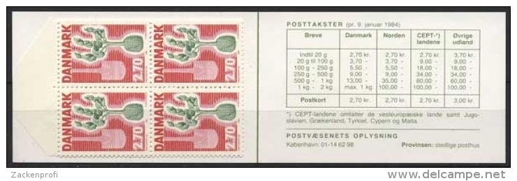 Dänemark 1984 Aufforstungskampagne Markenheftchen 799 MH Postfrisch (C93008) - Carnets