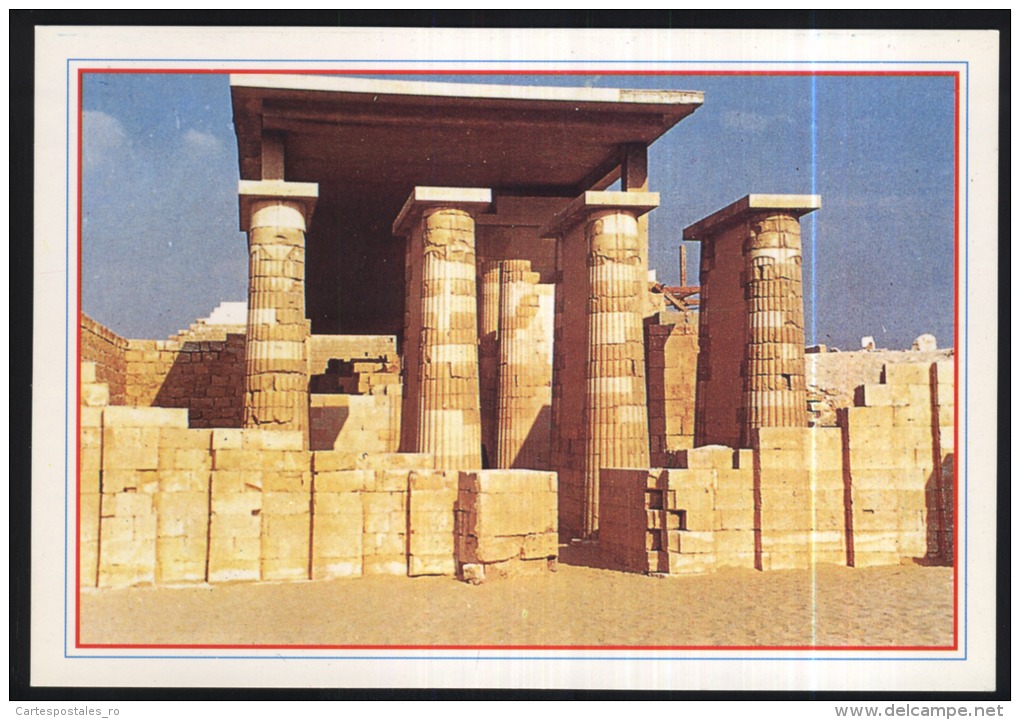Egypt-sakkara-the Temple Of Zuser Pyramid-unused,perfect Shape - Other & Unclassified