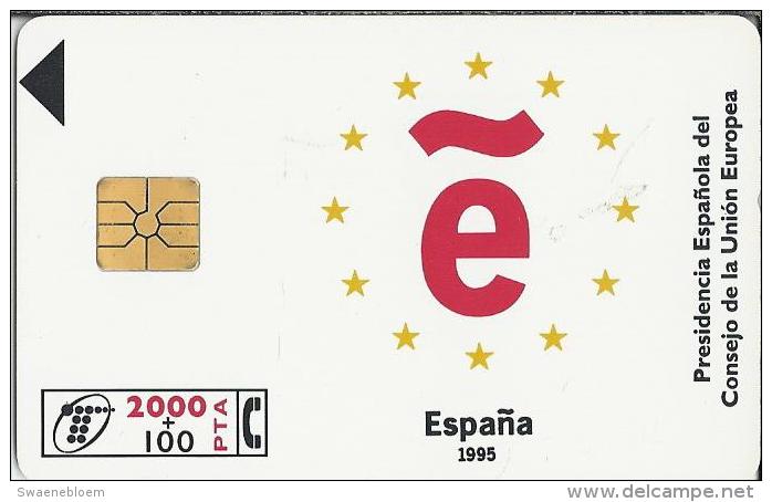 Telefoonkaart.- Espana. Tarjeta De Espana Presidencia Espanola Del Consejo De La Union Europea. 2000 Pst. 2 Scans - Herdenkingsreclame