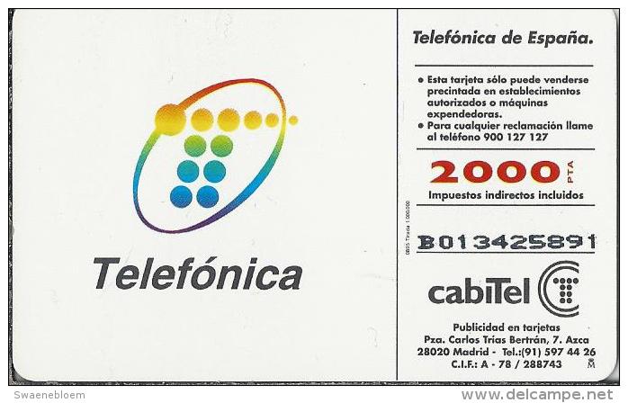 Telefoonkaart.- Espana. Tarjeta De Espana Presidencia Espanola Del Consejo De La Union Europea. 2000 Pst. 2 Scans - Herdenkingsreclame