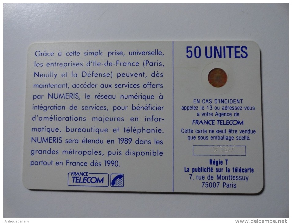 RARE : NUMERIS LE FUTUR SIMPLE MINT CARD - Ad Uso Interno