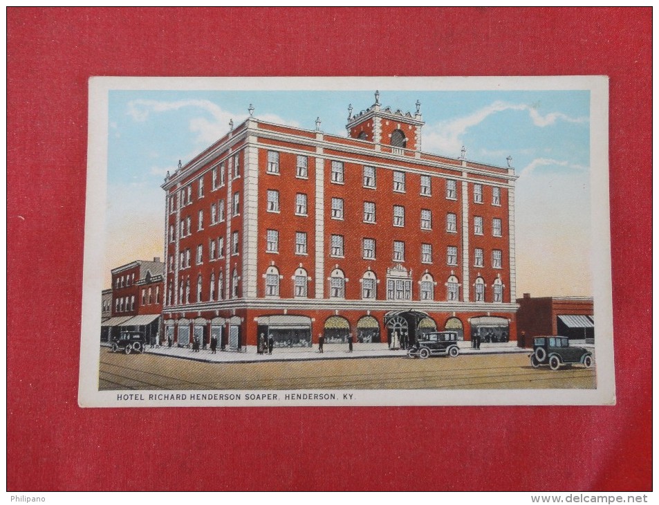 Kentucky> Henderson   Hotel Richard  Henderson  Soaper Ref 1623 - Henderson