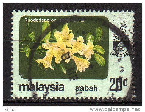 SABAH - 1984/85 YT 38D USED SENZA FILIGRANA - Sabah