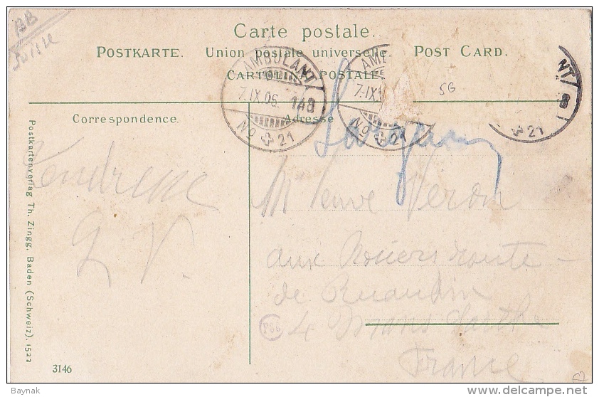 SG85  --  SARGANS  --  1906 - Sargans