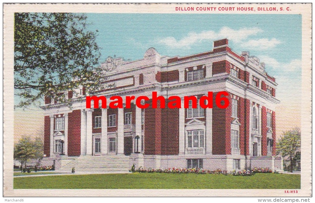états Unis South Carolina Dillon County Court House Dillon Sc - Autres & Non Classés