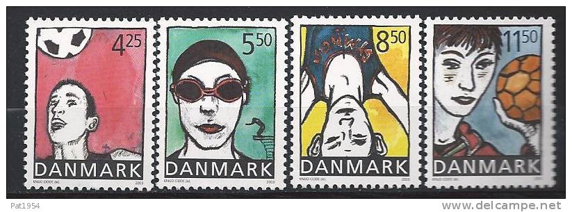 Danemark 2003 N° 1334/1337 Neufs ** Jeunesse Et Sport - Neufs