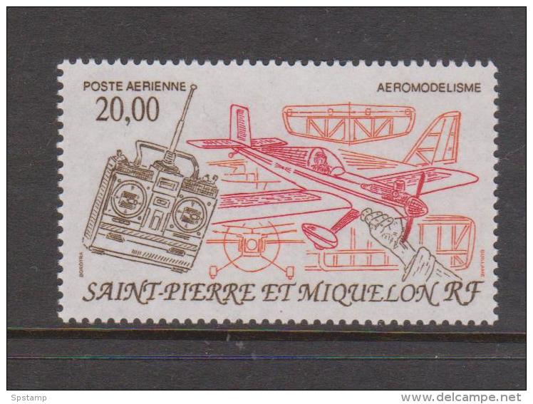 St Pierre & Miquelon 1992 Airmail 20 Fr Model Aeroplane MNH - Neufs