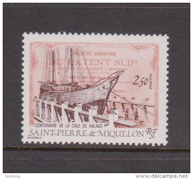 St Pierre & Miquelon 1987 Boat Slip Yard Single MNH - Neufs