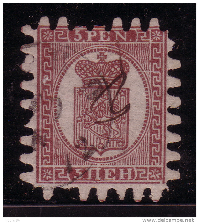 FINLANDE - N°5 - OBLITERE - COTE 175€. - Used Stamps