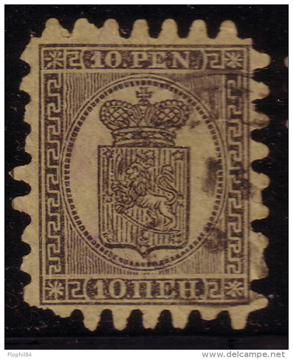 FINLANDE - N°7 - OBLITERE - COTE 300€. - Used Stamps