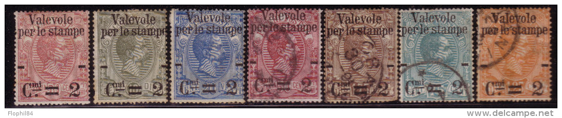 ITALIE - N°46 à 51 - NEUFS ET OBLITERES - COTE 185€. - Used