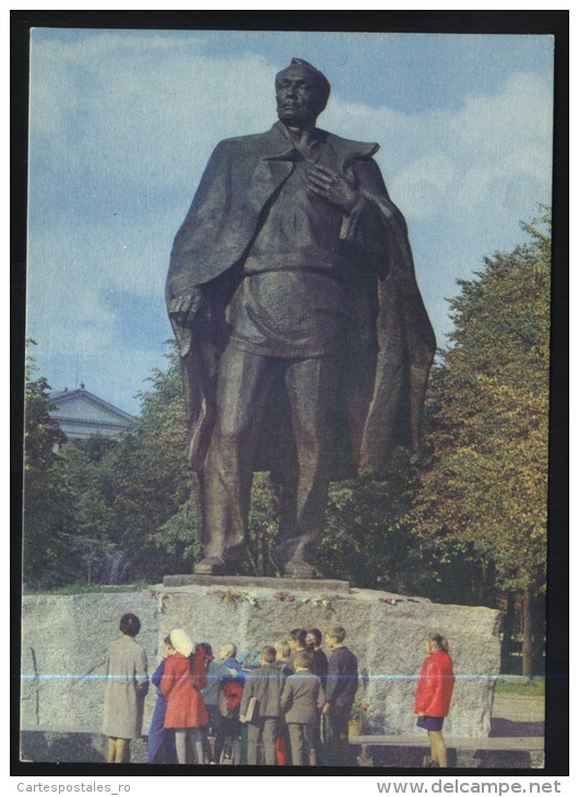 Minsk-monument To Yanka Kupala-unused,perfect Shape - Bielorussia