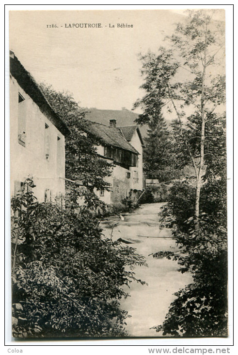 LAPOUTROIE La Béhine - Lapoutroie