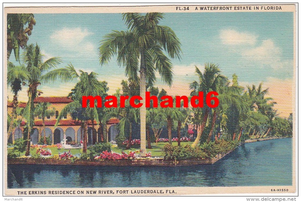 Etats Unis Florida A Waterfront Estate The Erkins Residence On New River Fort Lauderdale - Fort Lauderdale