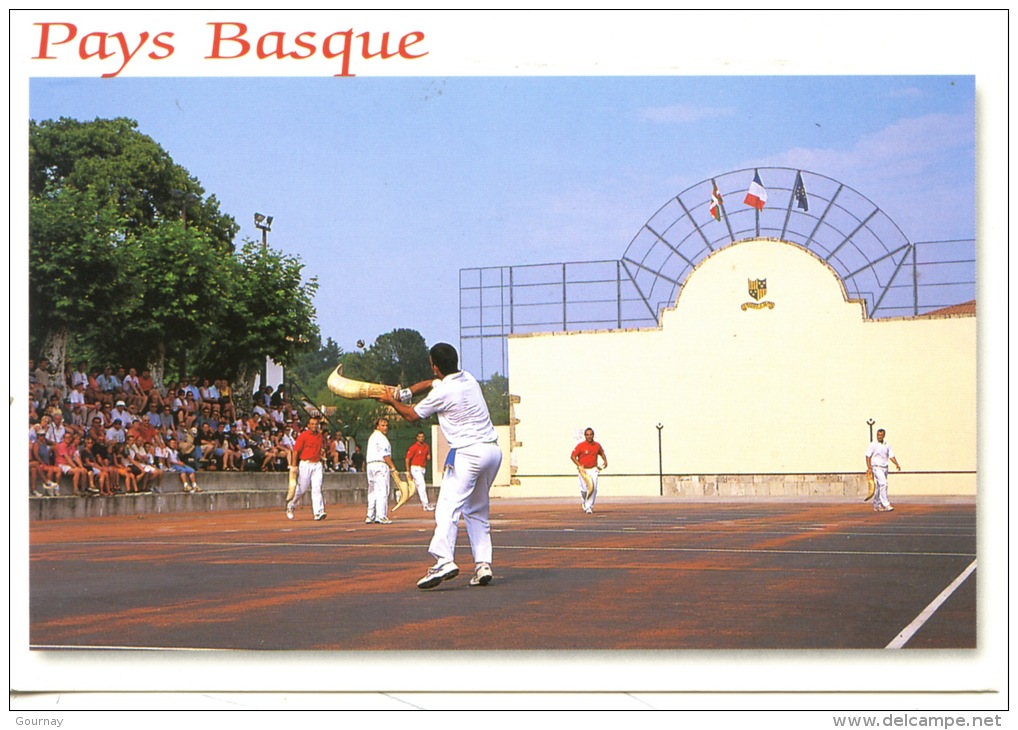 Saint Pée Sur Nivelle : Partie De Chistera Au Fronton De Saint Pée - Pays Basque (ed Lvielle) - Altri & Non Classificati