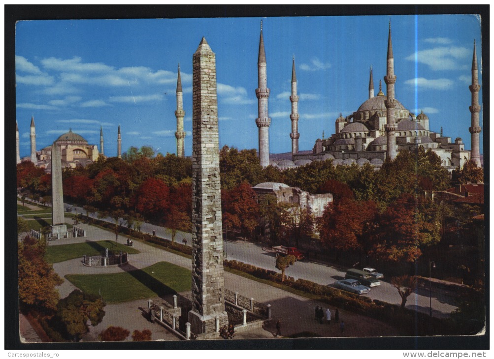 Istanbul-Saheserleri-hipodromus And The Blue Mosque- Mosque Mosquee Unused,perfect Shape - Islam