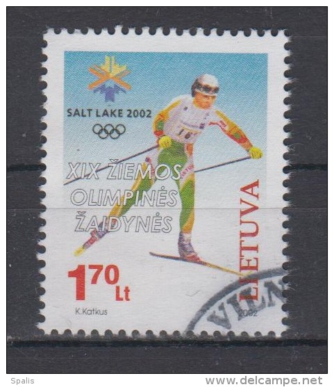 Lithuania 2002 Michel Nr 780 Used Salt Lake City Olympic - Lituania