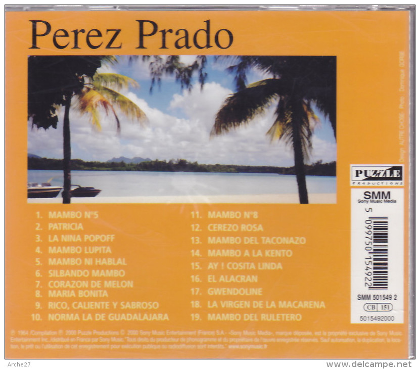 CD - PEREZ PRADO - Mambo 5 - Wereldmuziek