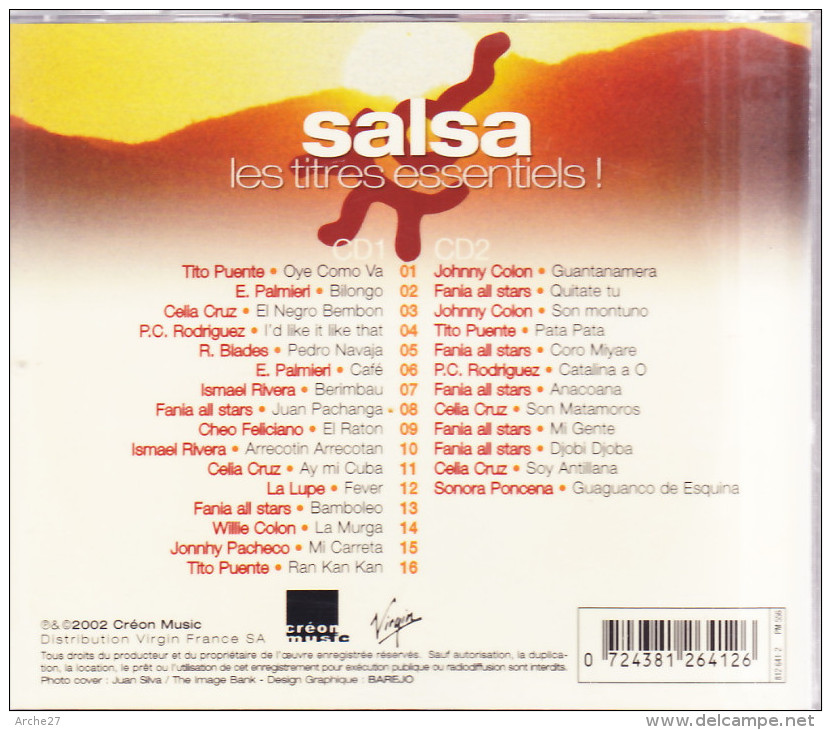 CD - SALSA Les Titres Essentiels - Musiche Del Mondo