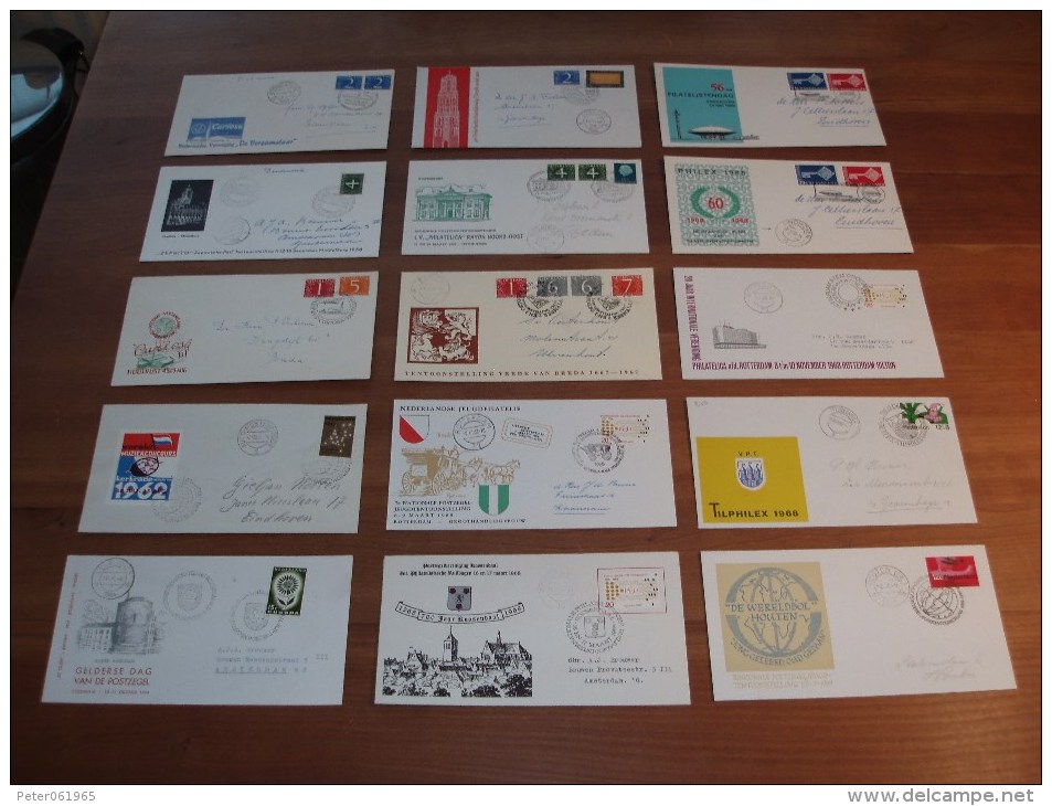 30 Gelegenheids-enveloppen Met Adres (1958-1993) - Collections