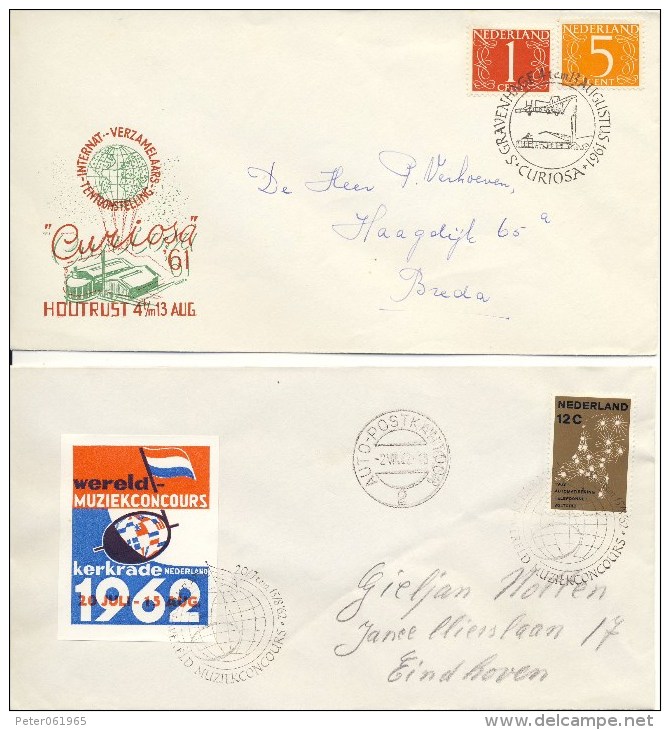 30 Gelegenheids-enveloppen Met Adres (1958-1993) - Collections