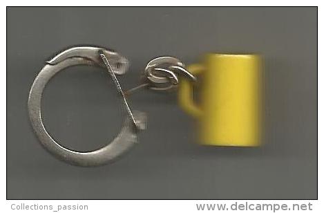 Porte-clefs , Bière , CHOPE A BIERRE JAUNE ,  Frais Fr : 1.80€ - Porte-clefs