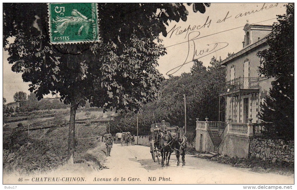 CHATEAU-CHINON-AVENUE DE LA GARE-BE - Chateau Chinon