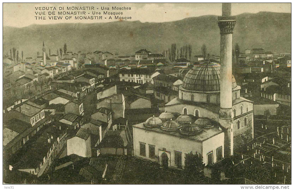 Macédoine - Bitola - Vue De Monastir - Une Mosquée - Bon état Général - Macédoine Du Nord