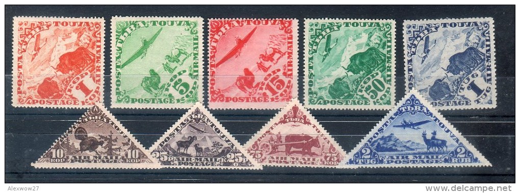 Russia / TOUVA 1934 -- Soggetti Vari  PA -- (Unif.A1/9) -- * MVLH/ **MNH - Toeva