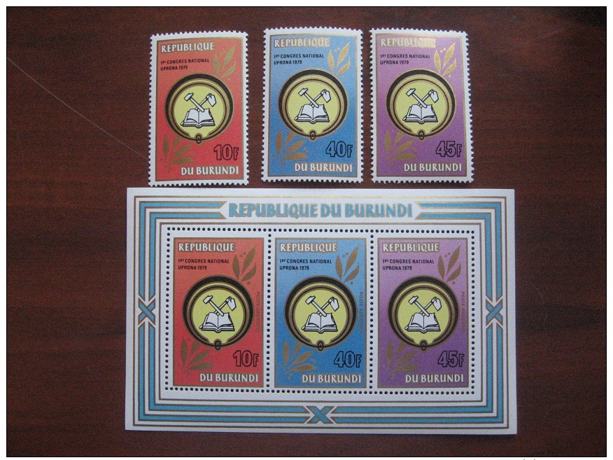 Burundi 1981  MNH 1574.76+BL 116 - Unused Stamps