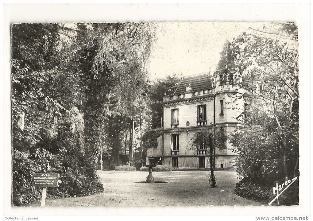 Cp, 93, Aulnay-sous-Bois, Parc Dumont, Voyagée 1961 - Aulnay Sous Bois