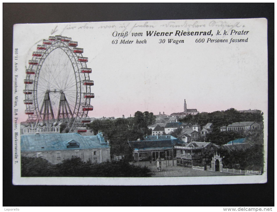 AK WIEN Prater 1916 // U6370 - Prater