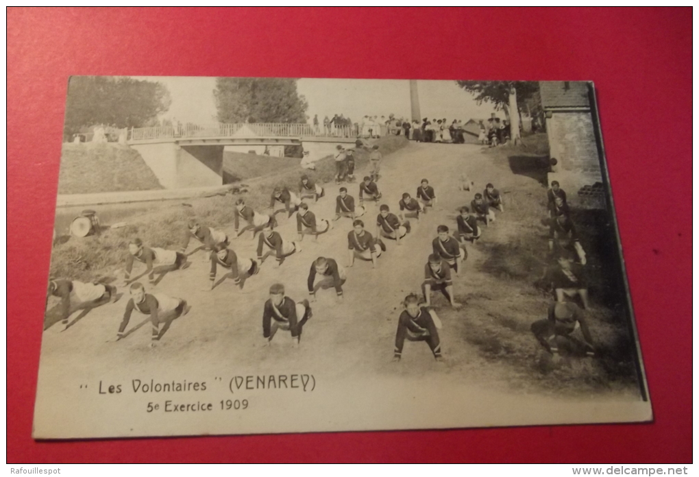 C P    Les Laumes   Venarey " Les Volontaires" 5° Exercice 1909 - Venarey Les Laumes