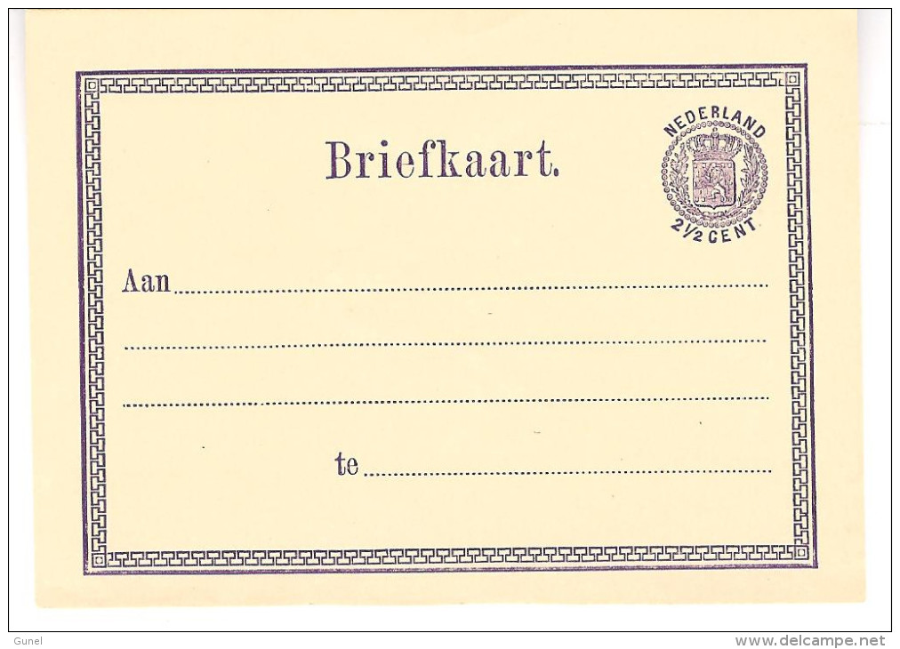 Briefkaart G 3  Ongebruikt - Entiers Postaux