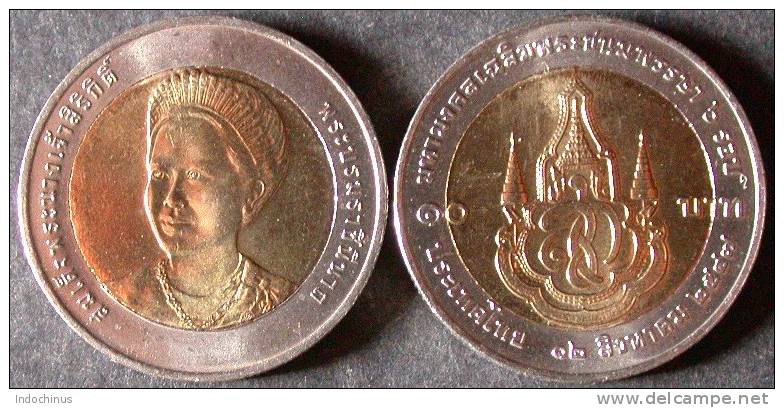 THAILANDE   10  BATH  UNC / BU  THAILAND  N°40 PORT OFFERT - Thailand