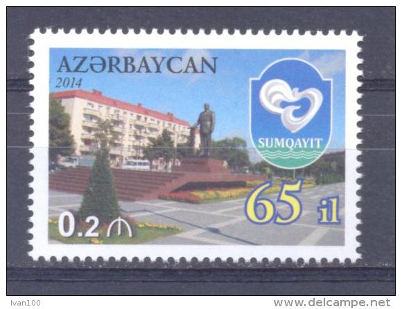 2014. Azerbaijan, 65 Of Sumgayt, Town, 1v, Mint/** - Azerbaïdjan