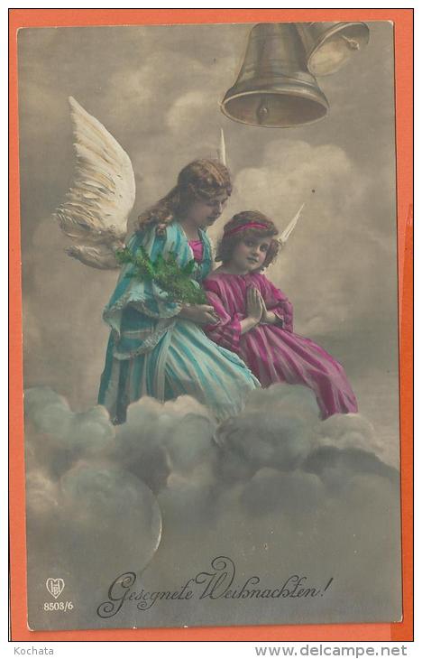 NOV-Mont133, Ange, Angel, Fantaisie, Circulée 1925 - Engel