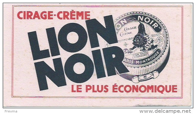 Buvard Lion Noir Cirage - L