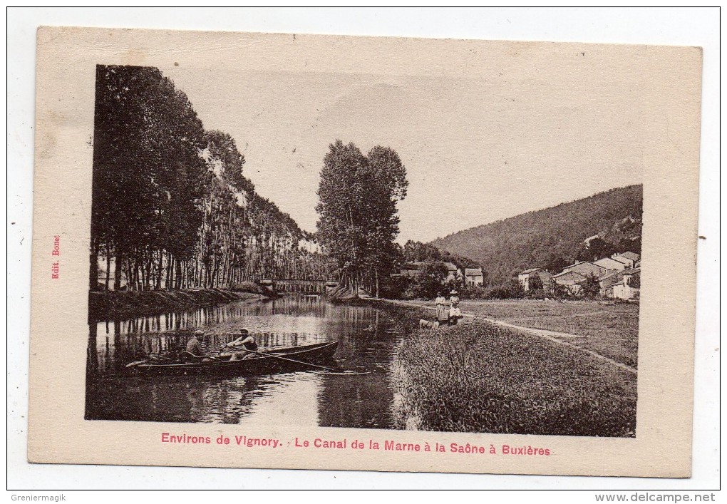 Cpa 52 - Environs De Vignory - Le Canal De La Marne à La Saône à Buxières - Vignory