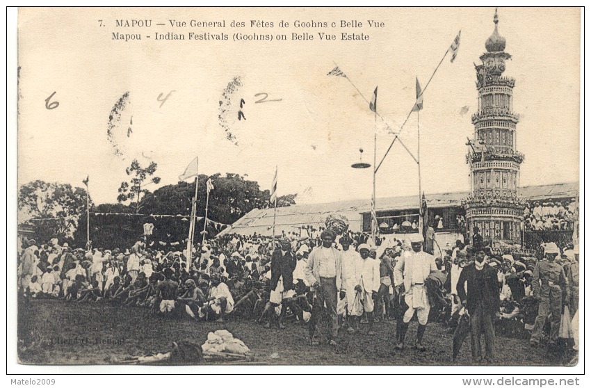 MAURICE - MAPOU - Vue Générale Des Fetes De Goohns - Maurice