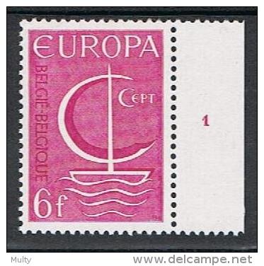 Belgie OCB 1390 (**) Met Plaatnummer 1. - 1961-1970