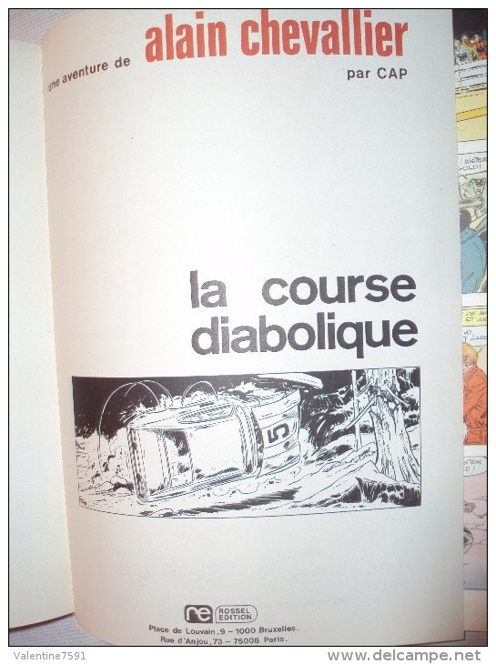 Alain Chevallier   Bande Dessinée     N° 2    " LA COURSE DIABOLIQUE"          4 Euros - Autre Magazines