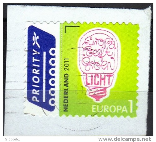 2011 Olanda - Posta Prioritaria Energia Elettrica - Used Stamps