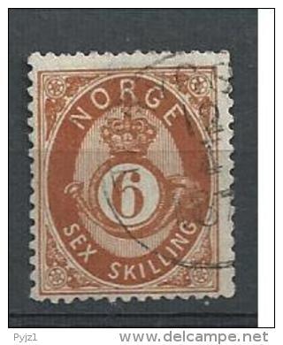 1872 USED Norge, Mi 20, Gestempeld - Used Stamps