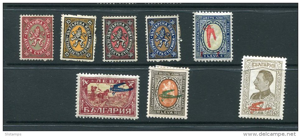 Bulgaria 19227 Mi 201-4, 206-9 MH CV 86 Euro - Unused Stamps