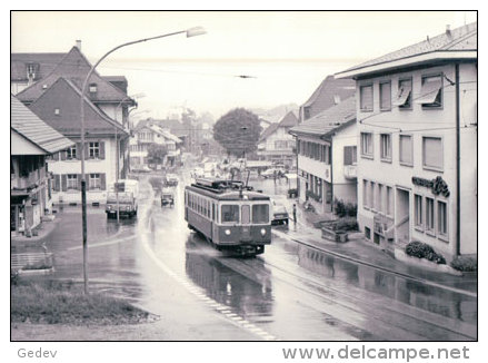 Chemin De Fer Suisse, Oberaargau - Jura Bahn, Train à Aarwangen Photo 1975 BVA 76.10  OJB - Trains