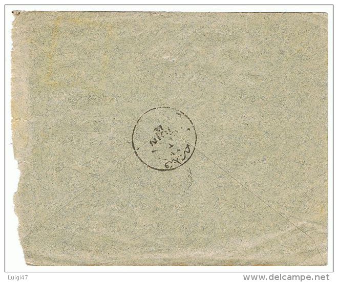 1897 - Busta Affrancata Con  N° 85 - Storia Postale
