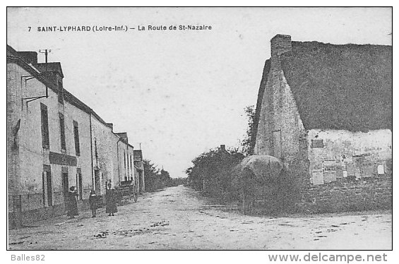 44 - SAINT LYPHARD - La Route De Saint Nazaire - Ed Chapeau N° 7 - TBE - Saint-Lyphard