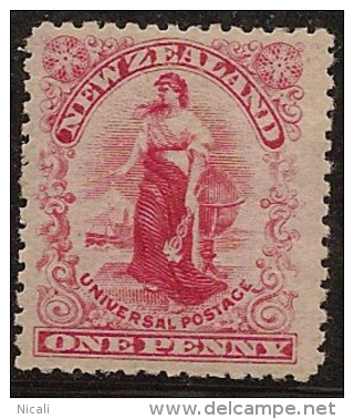 NZ 1901 1d Universal Cowan SG 295 HM #GP65 - Neufs