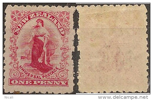 NZ 1901 1d Universal Wmk Inv Rev SG 278y HM #GP4 - Nuevos